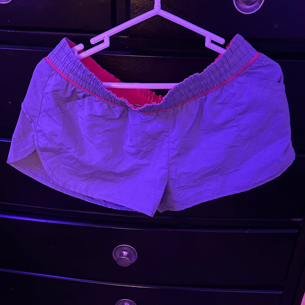 Women's Athletic Shorts with Pink Accent